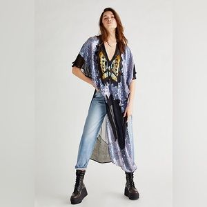 Jen’s Pirate Booty Ritual Queen Embellished Kaftan in Midnight